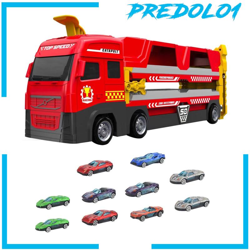 [Predolo1] Hauler Launch Vehicles Play Set Interaktif Lipat Untuk Hadiah Ulang Tahun Dengan6