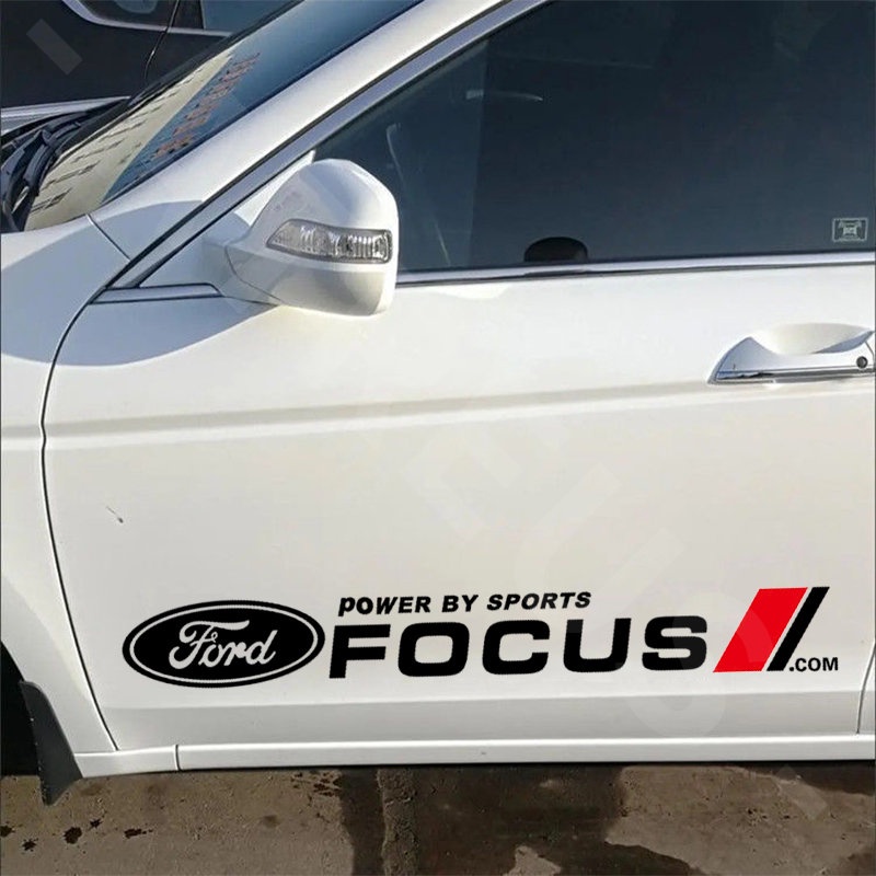 Ford Stiker Mobil Auto Door Side Body Decor Decals Anti Gores Cover Lecet Untuk Ford Fiesta Ranger Ecosport Focus Everest Mustang Escape Aksesoris Dekorasi Mobil