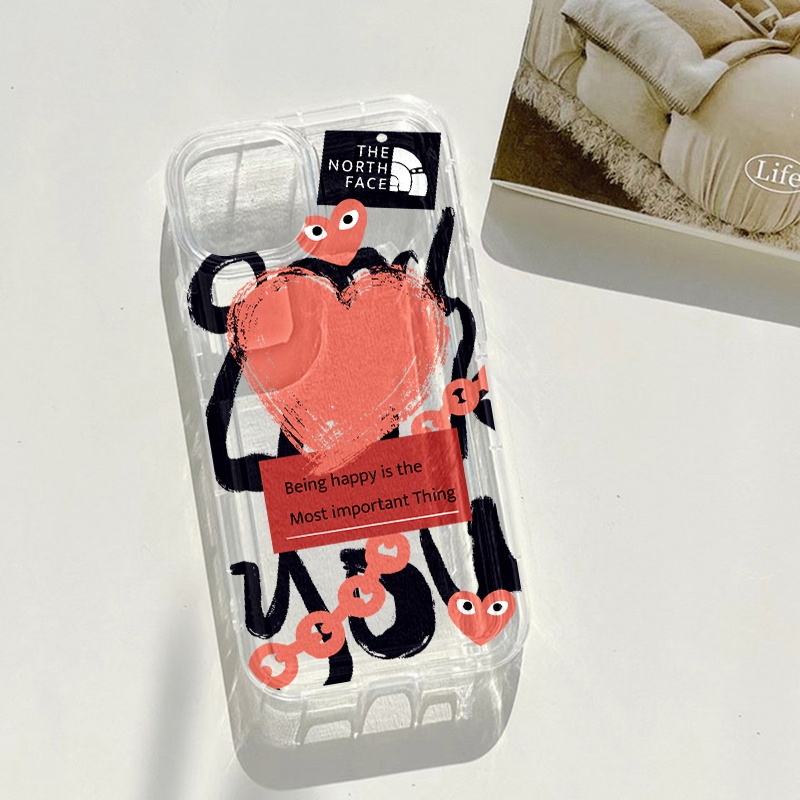 Casing Graffiti Heart Untuk Xiaomi Redmi Note11 11s 10 10Pro 10S 10 ProMax 9 9S 8poco X3 Pro NFC M4 M5 Redmi 10 9A 9T 9C 10A Sport Mi11 Lite 5G NE Airbag Shockproof Cover