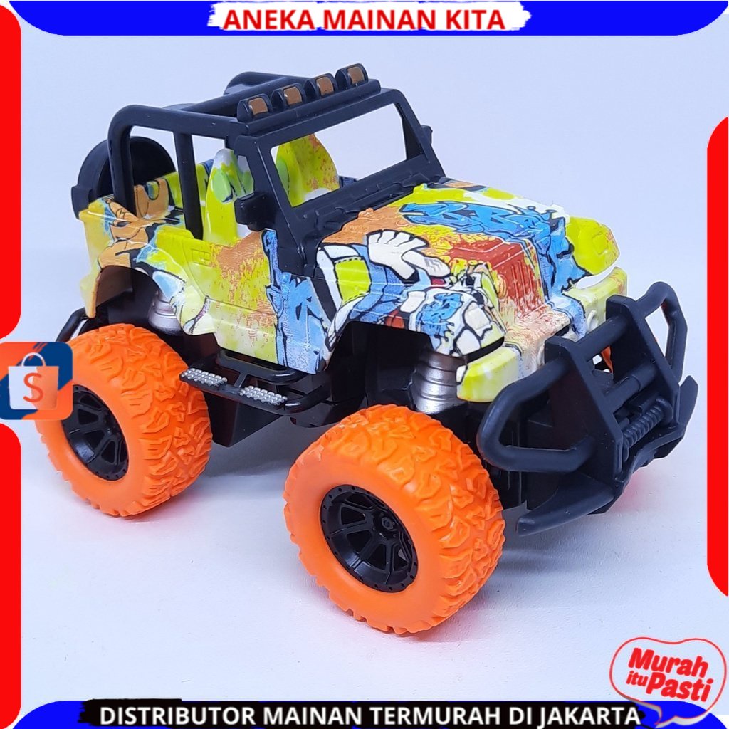 Mainan Anak Mobil Remote control Offroad RC Rock Crawler Jeep Mini Climber