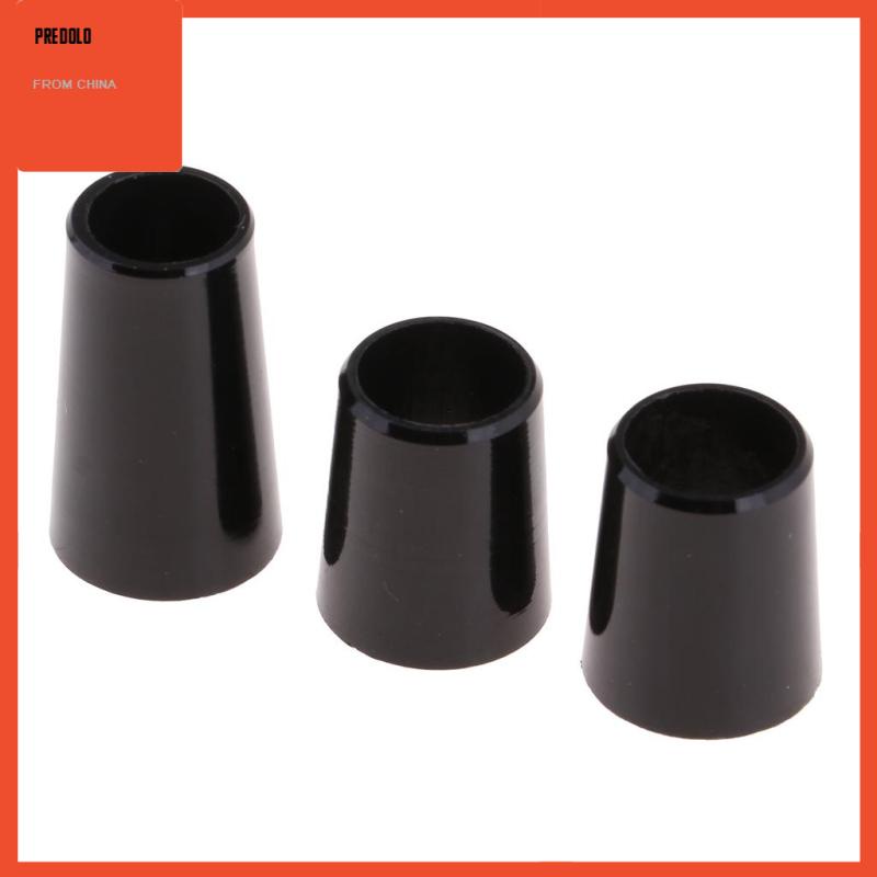 [Predolo] 5pcs Golf Shaft Ferrules Taper Tip Adapter Sleeve End Caps Hitam 0.335 Kayu