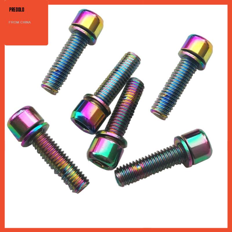 [Predolo] Lot Sekrup Socket Hex M5x18 Untuk Kaliper Rem Cakram Belakang Rak Golden