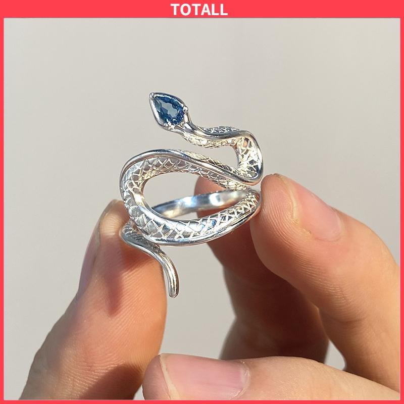 COD Cincin Snake Ornament Punk Gaya Bentuk Untuk Ring Fashion-Totall