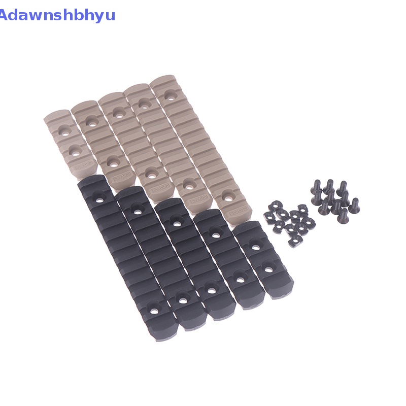 Adhyu 5pcs Tactical M-Lok Picany Rel 5 7 9 11 13 Slot Mlok Scope Mount Weaver ID