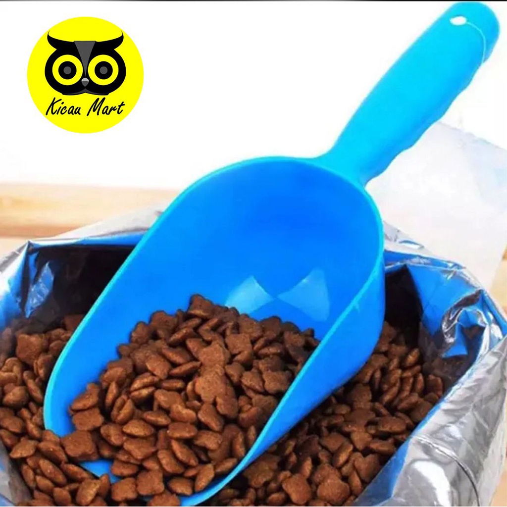 Pet Food Scoop Sekop Makanan Hewan Kucing Anjing Sendok Takar Takaran Makan Hewan Serok Serokan Pasir Poop Kucing Cat Litter