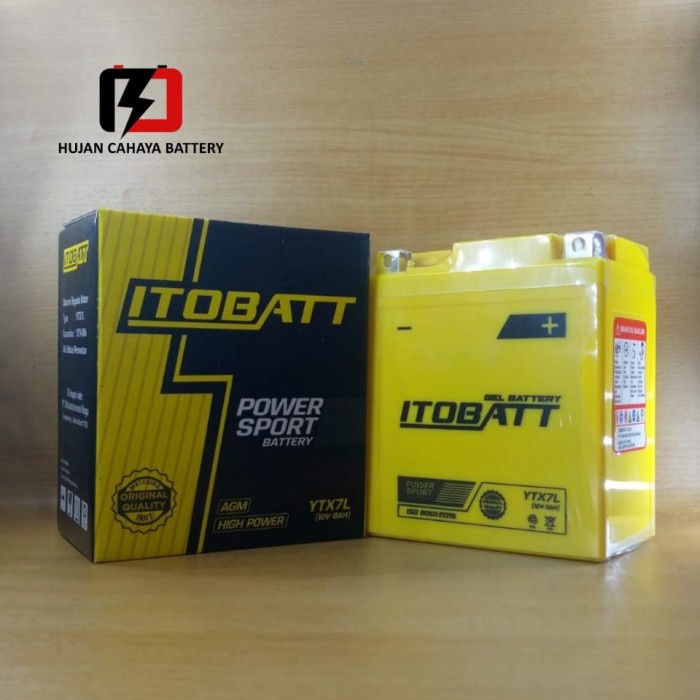 Aki Vespa LX 150 / Vespa LX125 / Vespa Sprint - ITOBATT YTX7L-BS MF