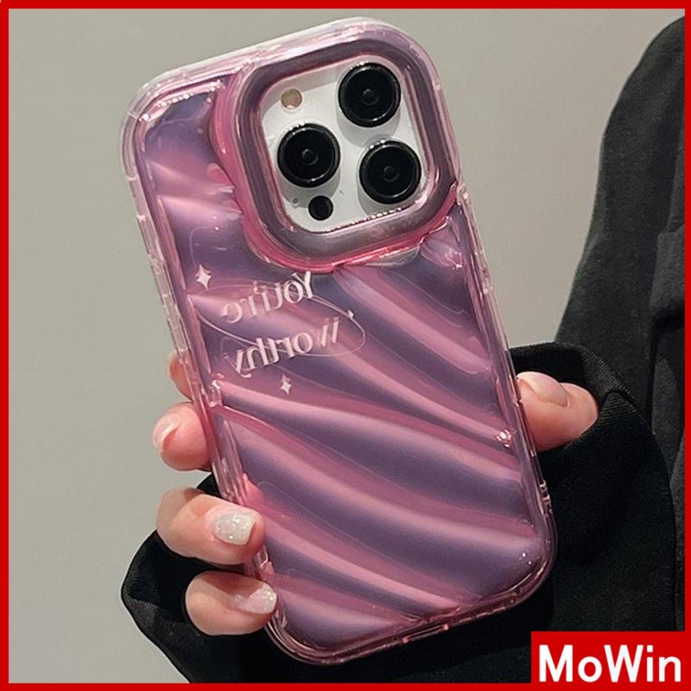For iPhone 14 Pro Max iPhone Case Laser Reflective Clear Phone Case TPU Soft Shell Airbag Shockproof Simple English Compatible with iPhone 13 Pro max 12 Pro Max 11 xr xs max 7 8
