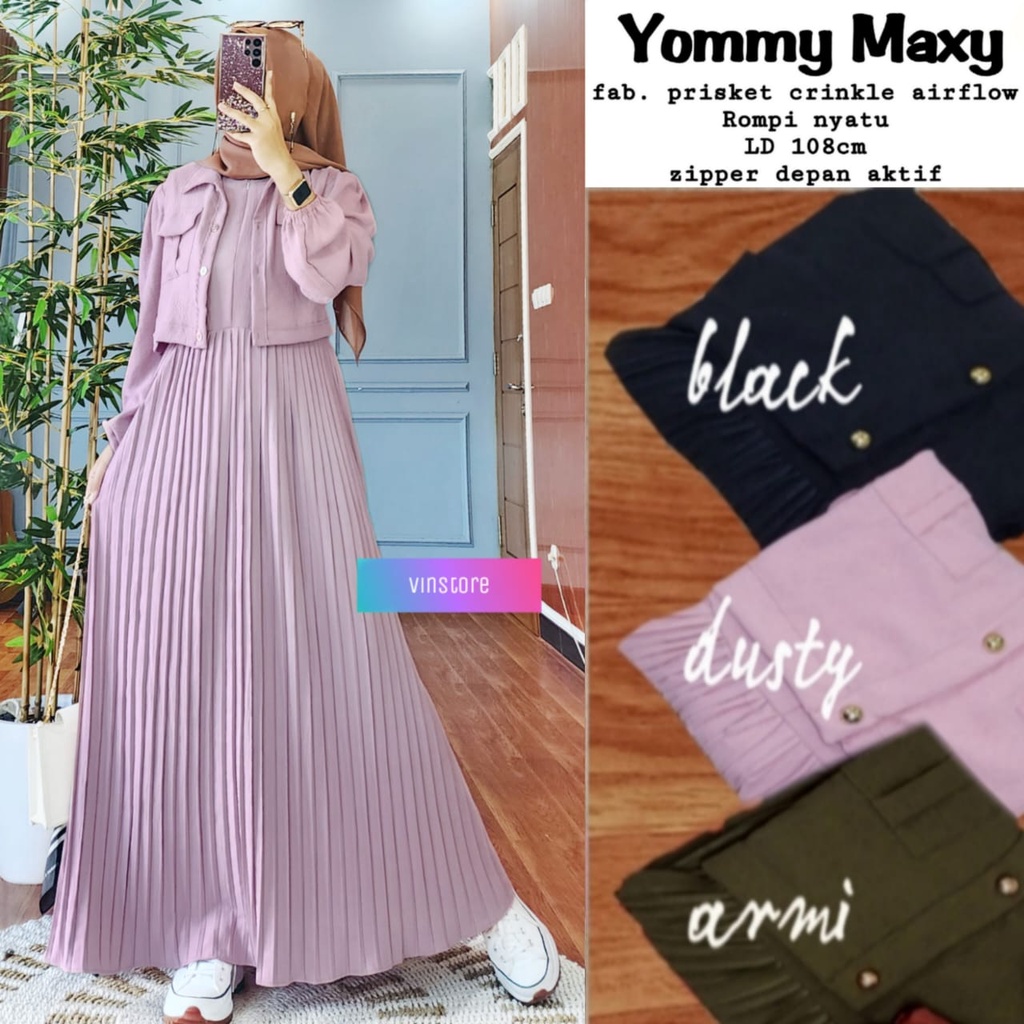 Pakaian Baju Busana Wanita YOMMY MAXY by VINSTORE 24/05 AS B10
