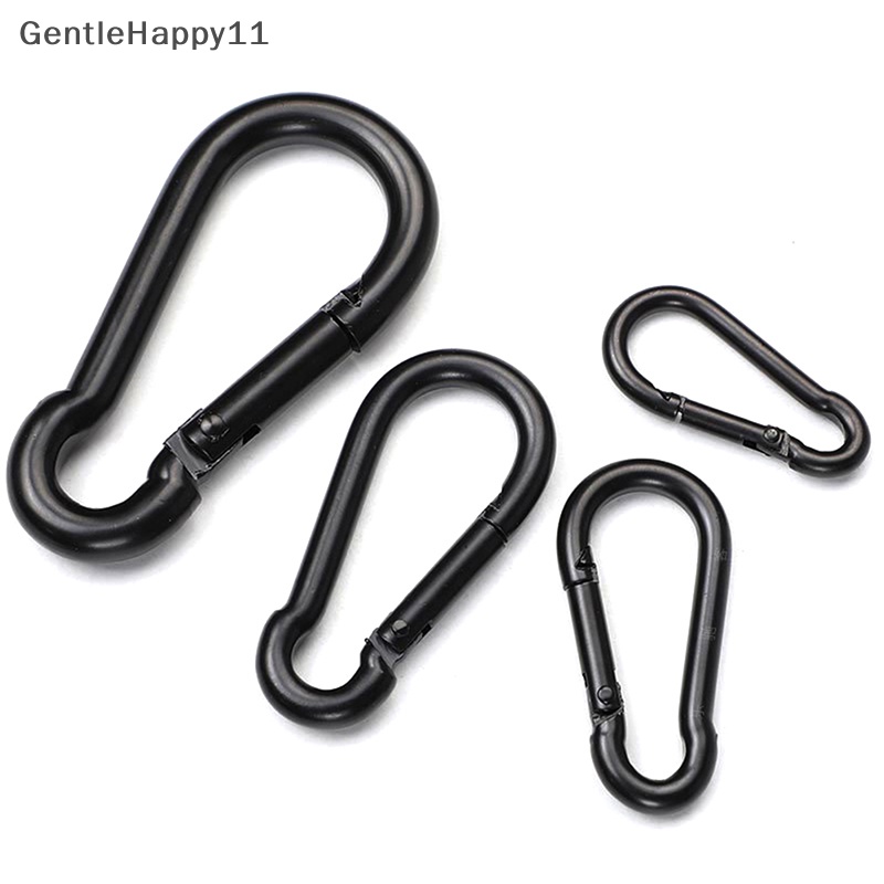 Gentlehappy Gantungan Kunci Logam Klip Kait D Carabiner Hooks Konektor Untuk Membuat Perhiasan Key Ring Temuan DIY Grosir id