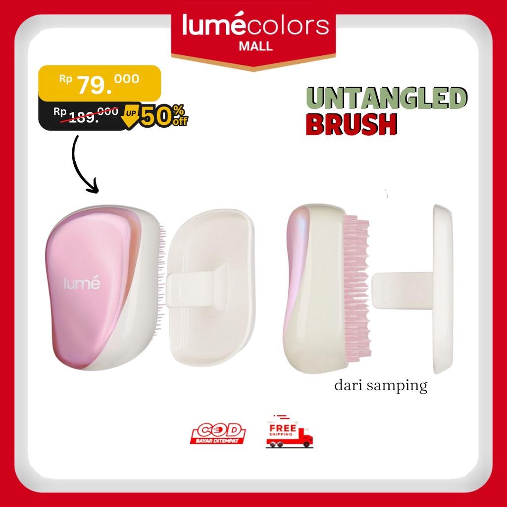 LUME Sisir Anti Kusut Exclusive Premium Untangled Brush