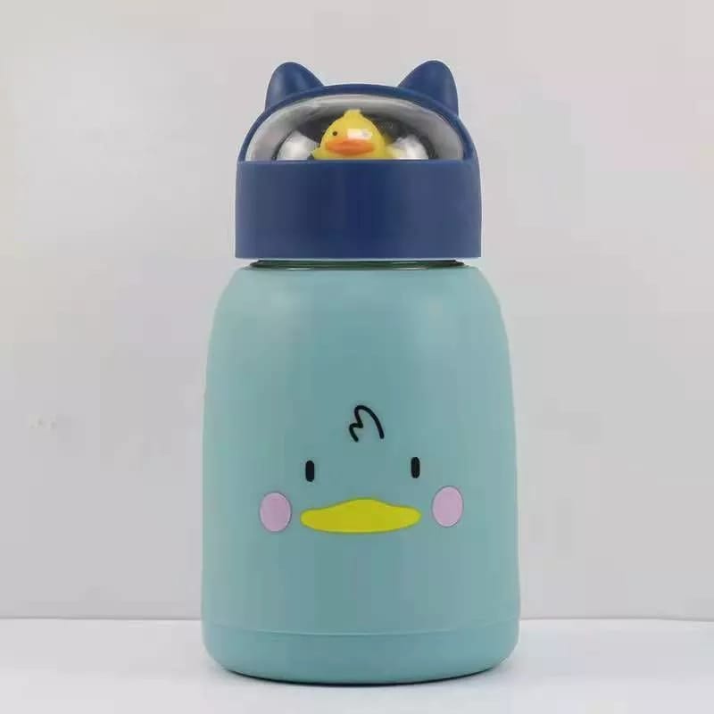 Tempat Air Minum Motif Anak Lucu / Botol Minum Kaca Motif Cat