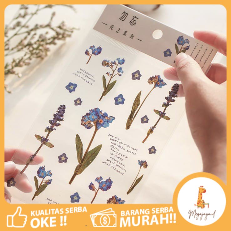 

Aesthetic/kawai Stiker Motif Bunga Mawar Cherry Lavender Untuk Scrapbook