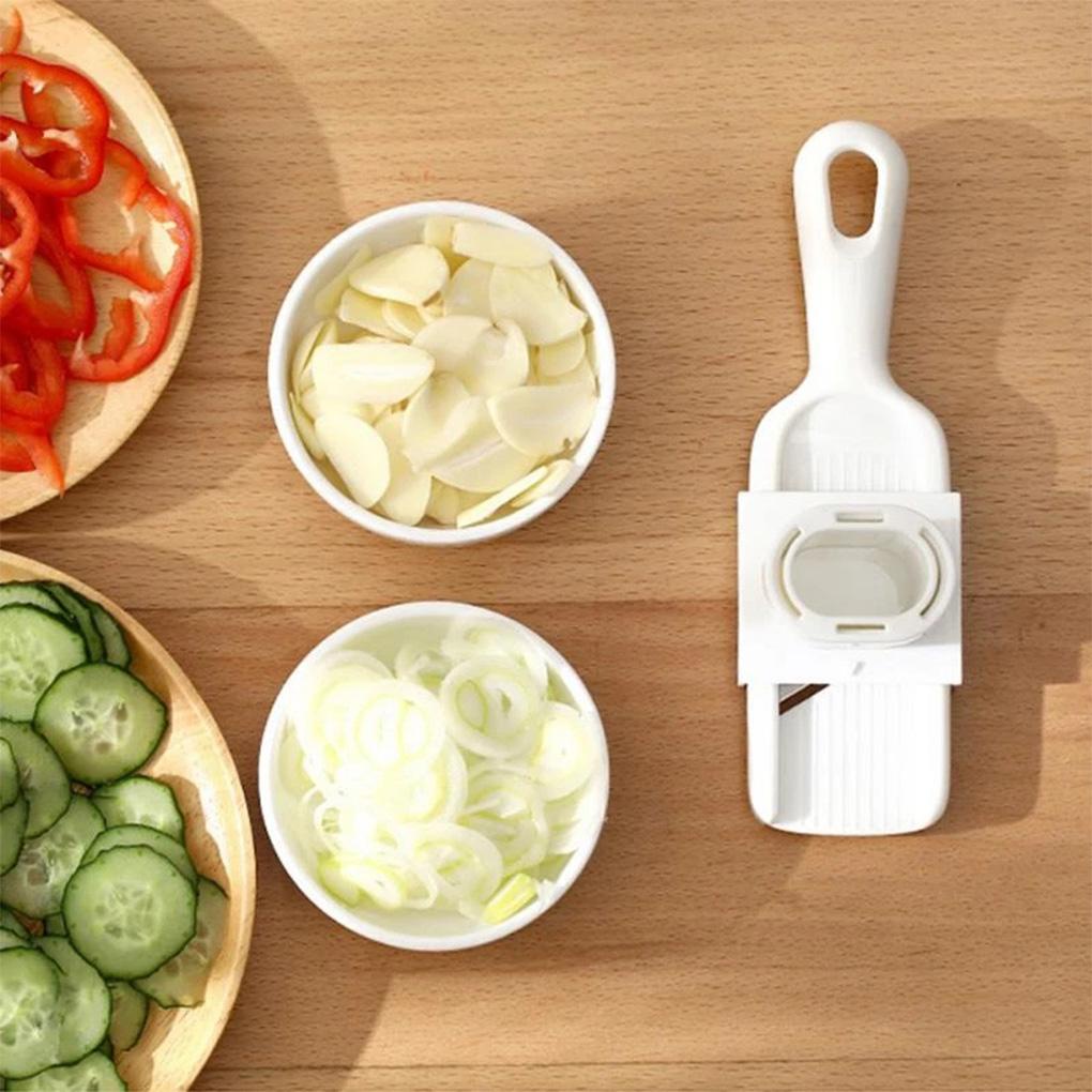 2in1 Garlic Slicer Grater Alat Pengiris Manual Perajang Sayur Buah Malas Aksesoris Rumah Tangga Multifungsi