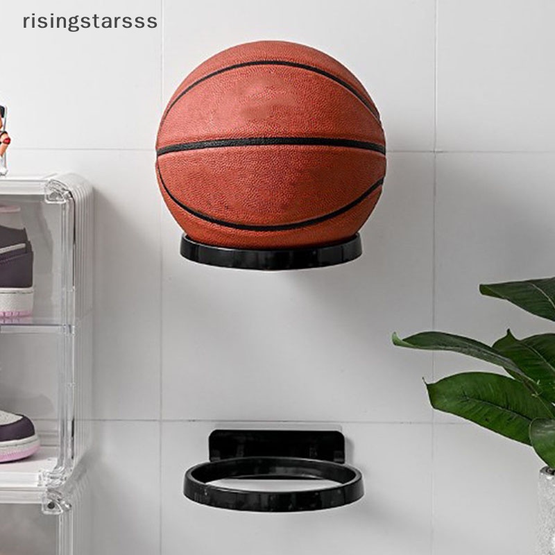 Rsid Span-new Rak Penyimpanan Basket Tempel Dinding Rak Pajangan Sepak Bola Plastik Tempat Bola Jelly