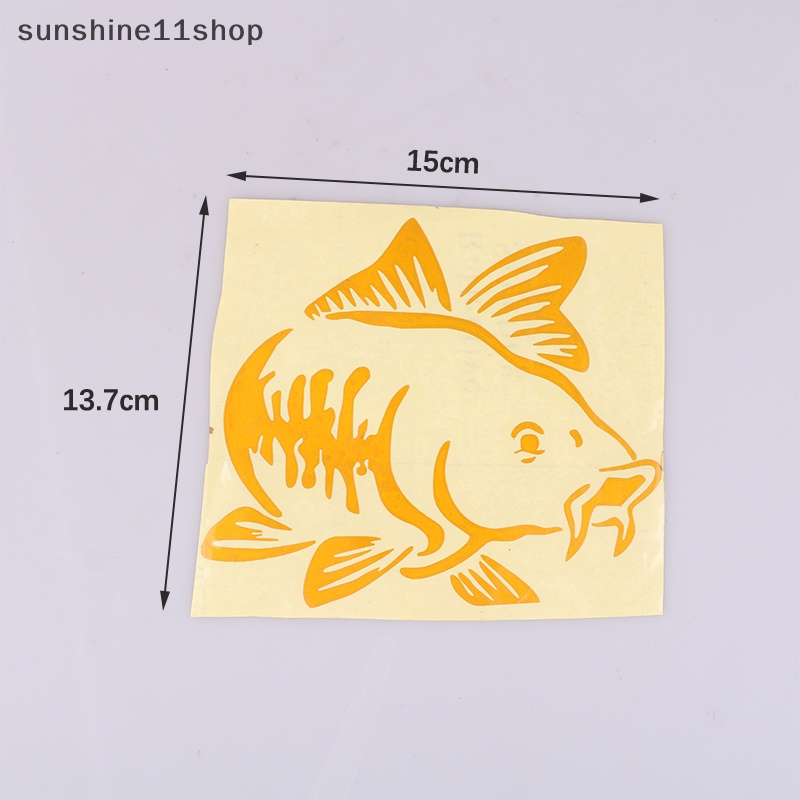 Sho Universal Carp Fishing Mobil Vinyl Decal Art Sticker Kayak Memancing Auto Accessorie N