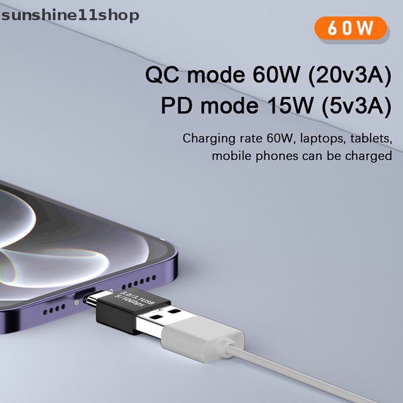 Sho USB 3.1 Coupler Female to USB Tipe C Female Adapter Konverter Sambungan Extender USB Kecepatan Super N