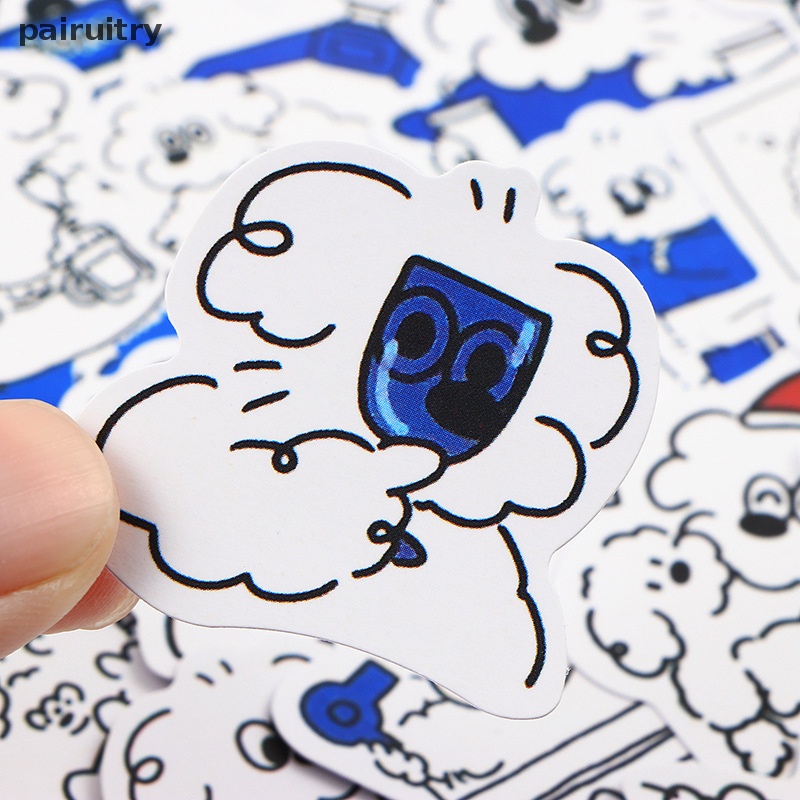 Prt 60PCS Stiker Anjing Lucu Kawaii Vintage Untuk DIY Anak Kamar Tidur Notebook Bagasi Motor Laptop Kulkas Decals Graffiti PRT