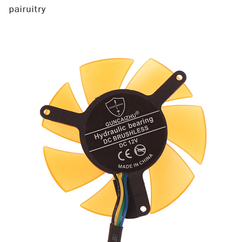 Prt 1Pc 47MM Ultra Tenang Kartu Grafis Lubang Pitch 39MM 12V 4Pin Silent Cooling Fan PRT