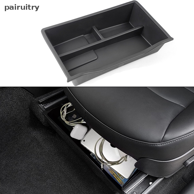Prt Under Seat Storage Box Drawer Type Organizer Case Untuk Model Y Modifikasi Otomotif Aksesoris Interior Mobil PRT