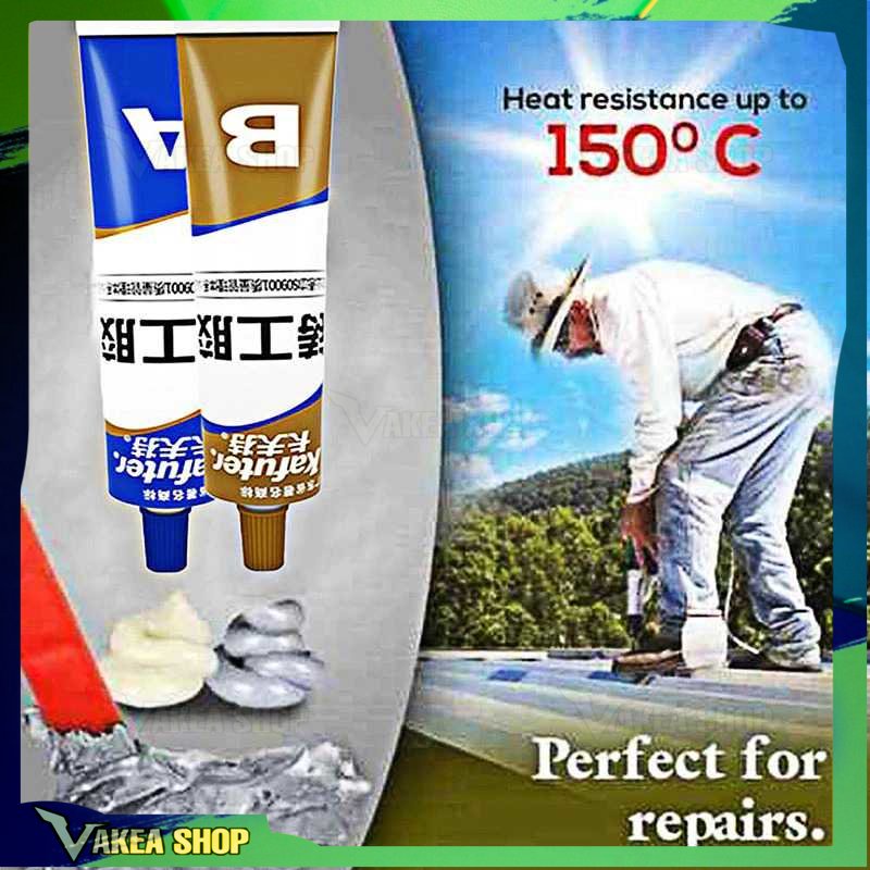 

Kafuter Lem Caster Glue A+B Metal Repairing Adhesive Glue 100g ~ K9119