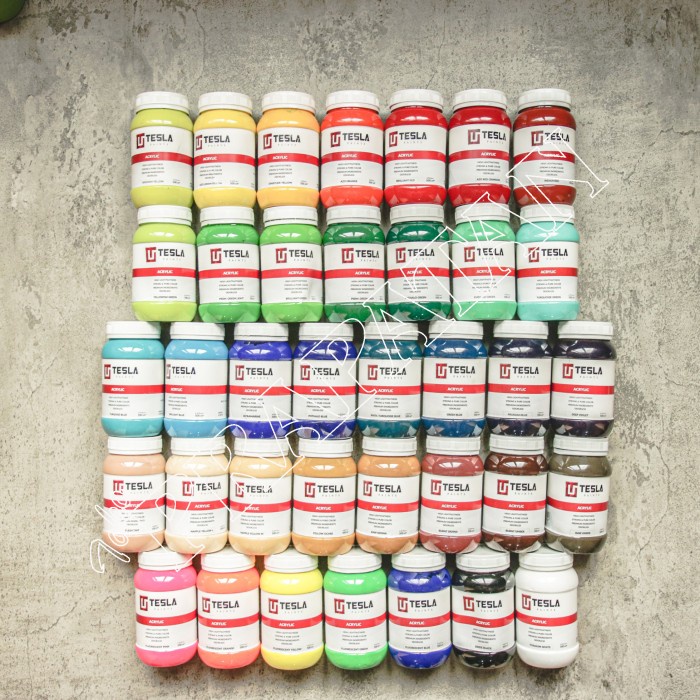 

Tesla Acrylic paint / cat akrilik - 500 ml - Burnt Umber