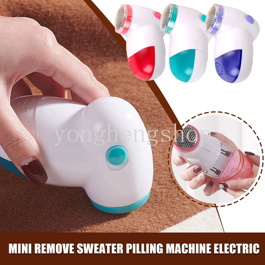 Portable Electric Lint Remover Sweater Pilling Machine Alat Cukur Kain Pakaian Tenaga Baterai Hair Ball Trimmer Alat Cukur Pelet Butiran Wol Bulu Halus