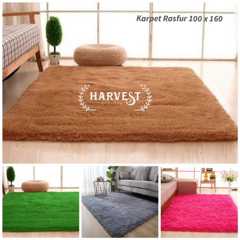 HARVEST Karpet Bulu Rasfur 100x160