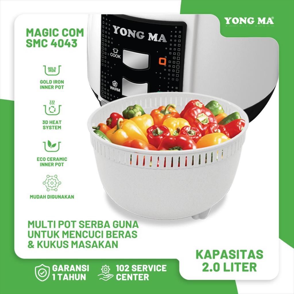 YONG MA MAGIC COM SMC4043 RICE COOKER SMC 4043 100% ORI