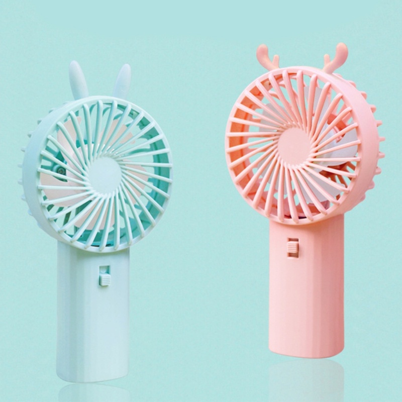 Vivi Travel Portable Fan Kipas Angin Mini Genggam Tenaga Baterai AA Kipas Pendingin Super Mute