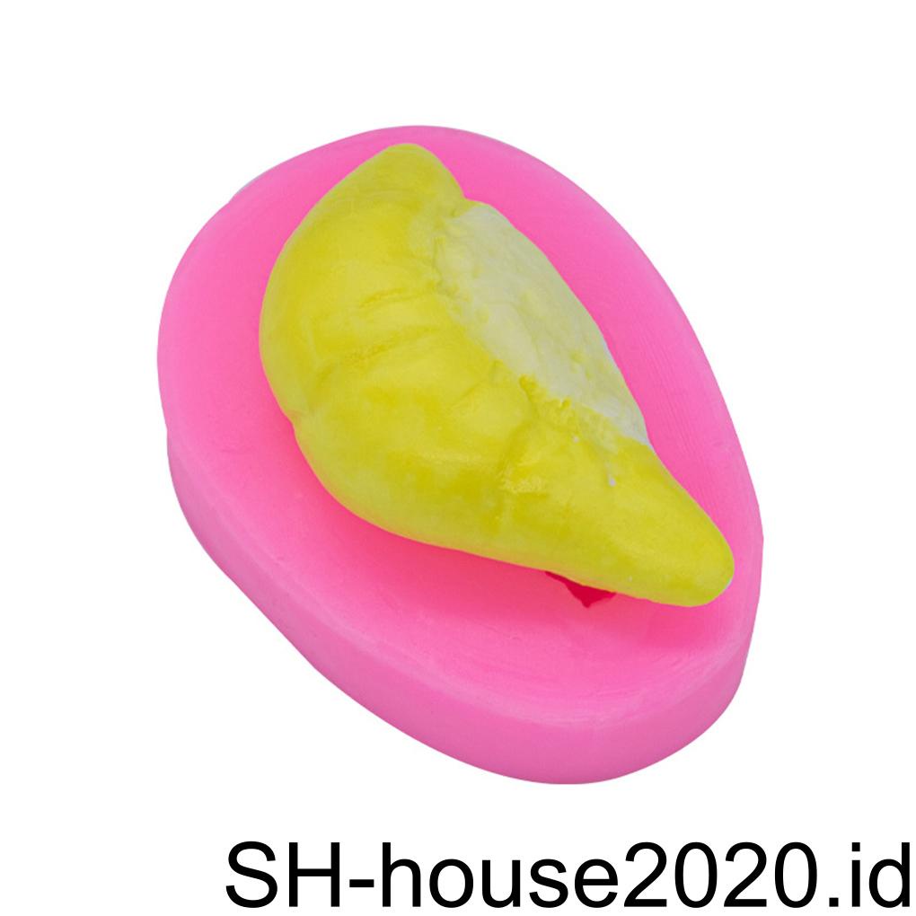Cetakan Kue Bentuk Durian Bahan Silikon Lucu 3D Reusable Washable Home Bakery Coklat DIY Mould Molding Alat Aksesoris