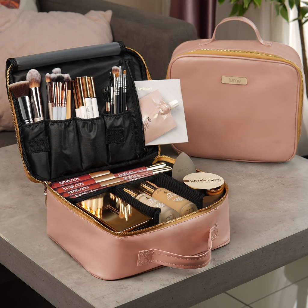 Lumecolors Beauty Case Pouch Kosmetik Makeup Praktis