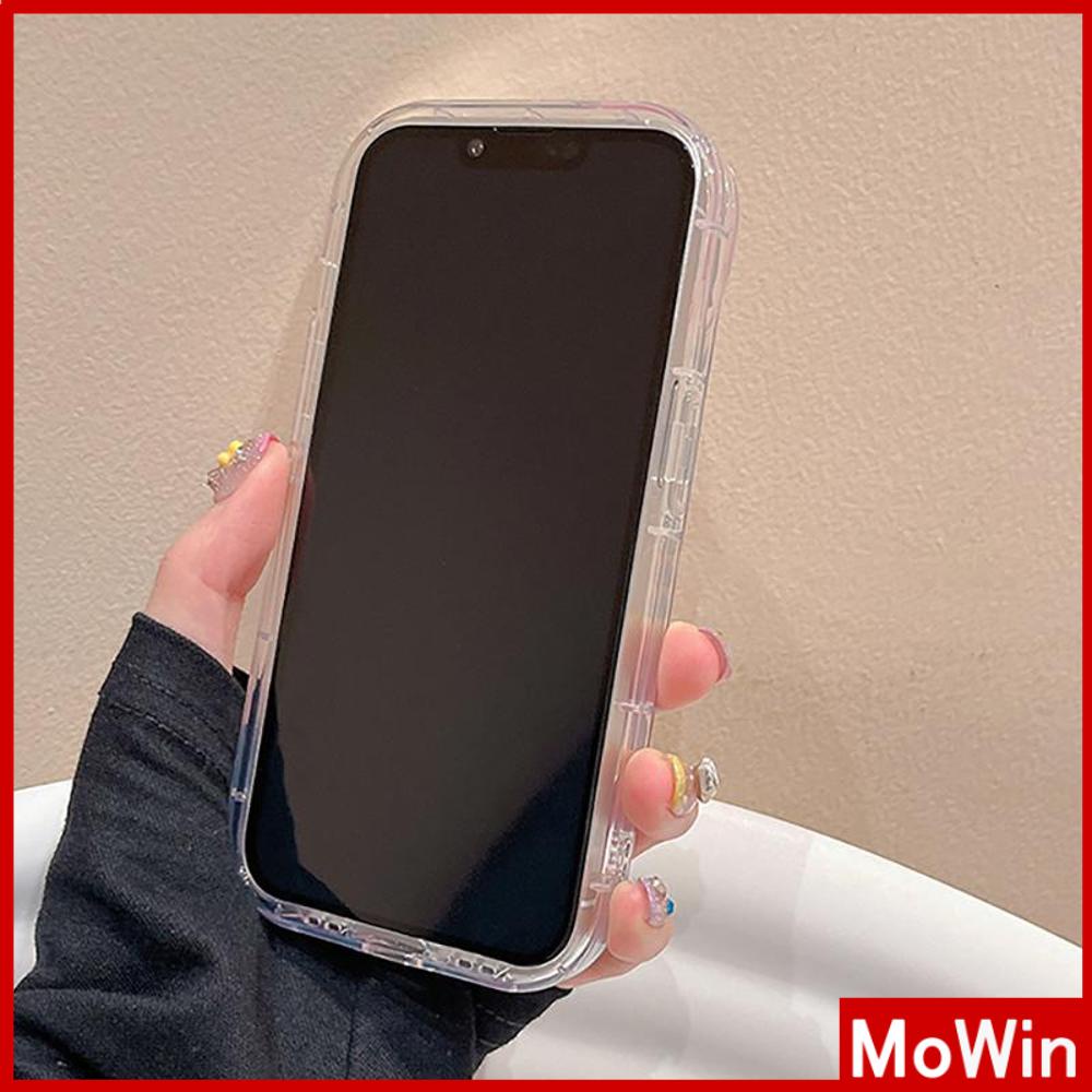 Case iPhone 14 Pro Max iPhone Case Laser Reflektif Bening Case TPU Soft Case Airbag Tahan Guncangan Lucu Kartun Kompatibel dengan iPhone 13 Pro Max 12 Pro Max 11 Xr X Max 7Plus 8Plus