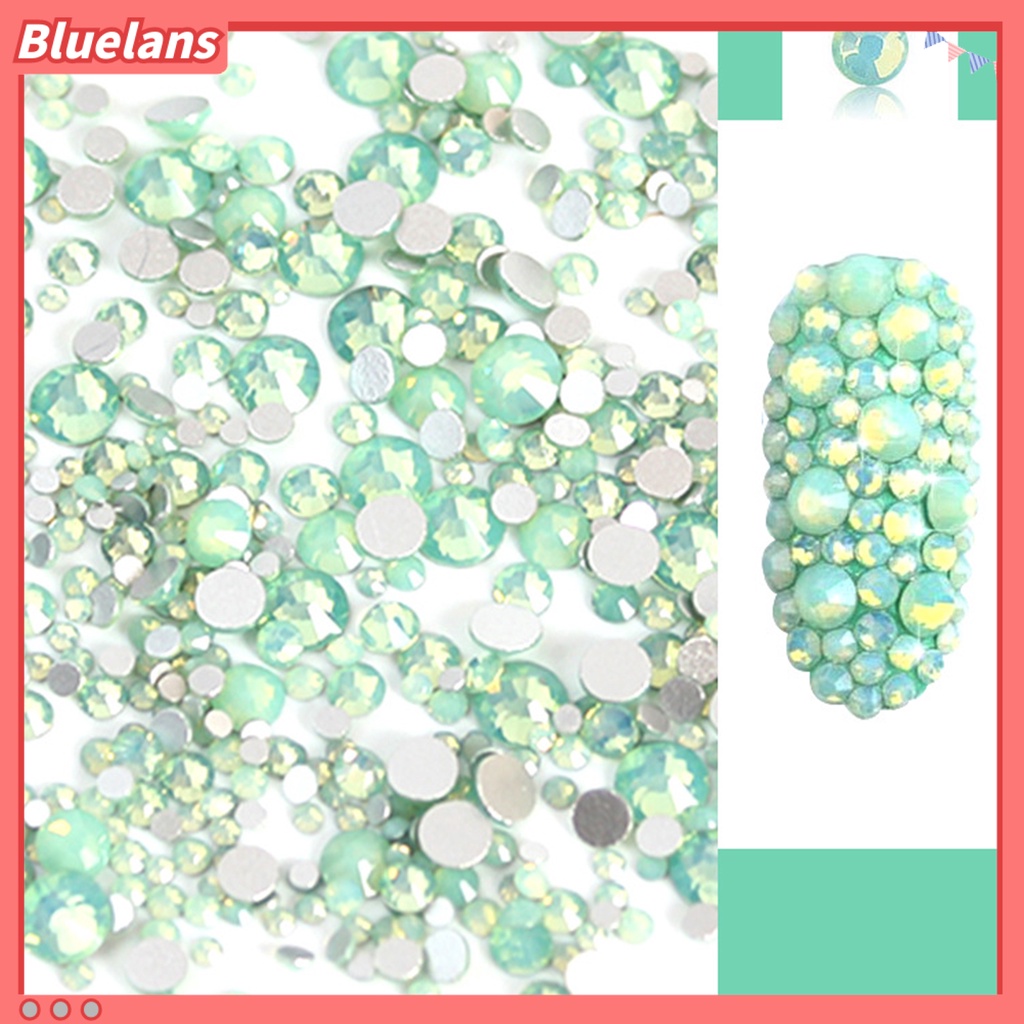 [BLM] Hiasan Kuku Nail Art Rhinestones Sparkling Pretty Dekorasi Kuku Flat Back Clear Strass Stones Untuk DIY