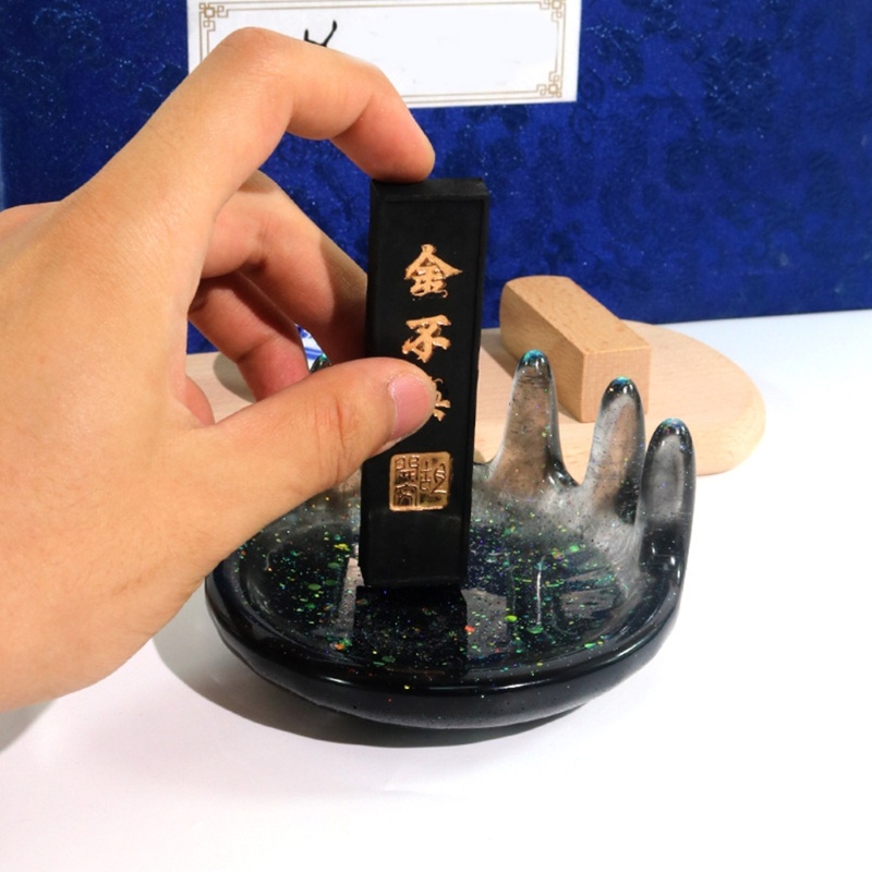 Siy Cetakan Nampan Perhiasan Silikon Mahkota Resin Mold Silicone Tray Mold Untuk DIY-Kotak Penyimpanan Perhiasan Dekorasi Rumah Cincin Kerucut M