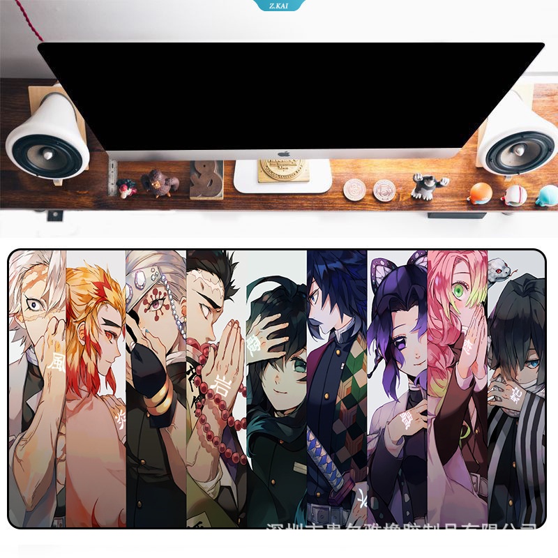 3d Mouse Pad Silikon Lembut Karakter Animasi Demon Slayer Agatsuma Zenitsu Mouse Pad Memory Foam Pelindung Pergelangan Tangan Mouse Pad Laptop Mouse Pad [ZK]