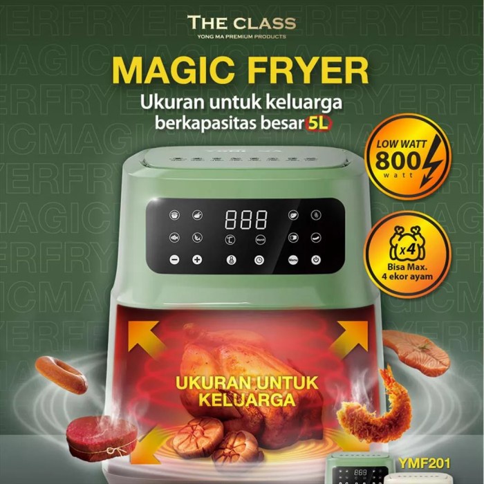 Air Fryer Yongma YMF 201 Yong Ma Magic Fryer YMF201 5L 5 Liter