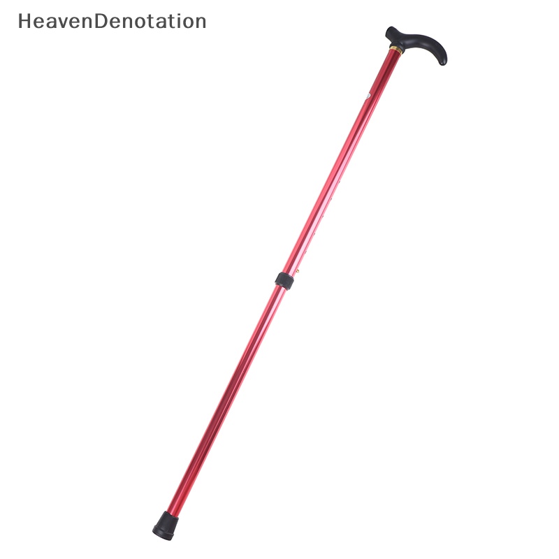 [HeavenDenotation] Tongkat Berjalan Adjustable 2bagian Stabil Anti Selip Kruk Orang Tua Hiking Cane HDV