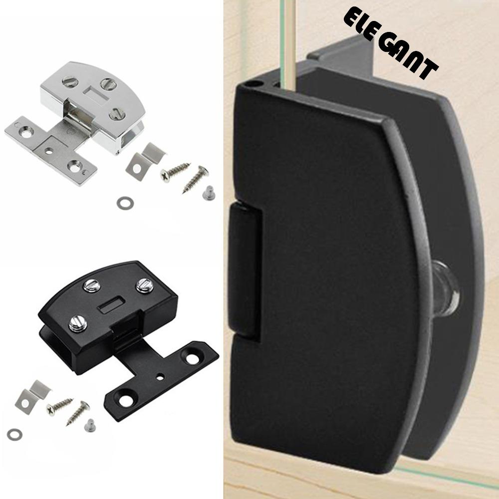 [Elegan] Engsel Kaca Frameless Punch-free Display Lemari Lemari Penjepit Kabinet Engsel Pintu Engsel
