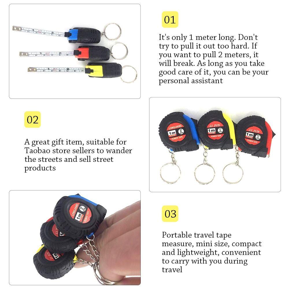 TOP 3pcs Power Tape Tailor Tool Universal Retractable Measure Pull Ruler/Alat Ukur Tarik Penggaris Yang Dapat Ditarik