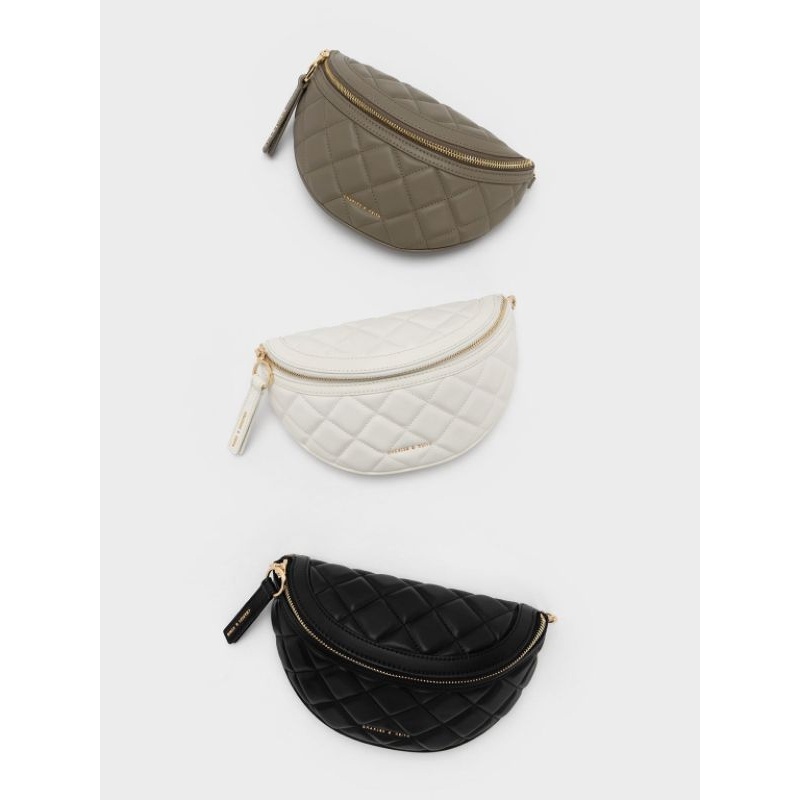 CK Philomena Half-Moon Crossbody Bag