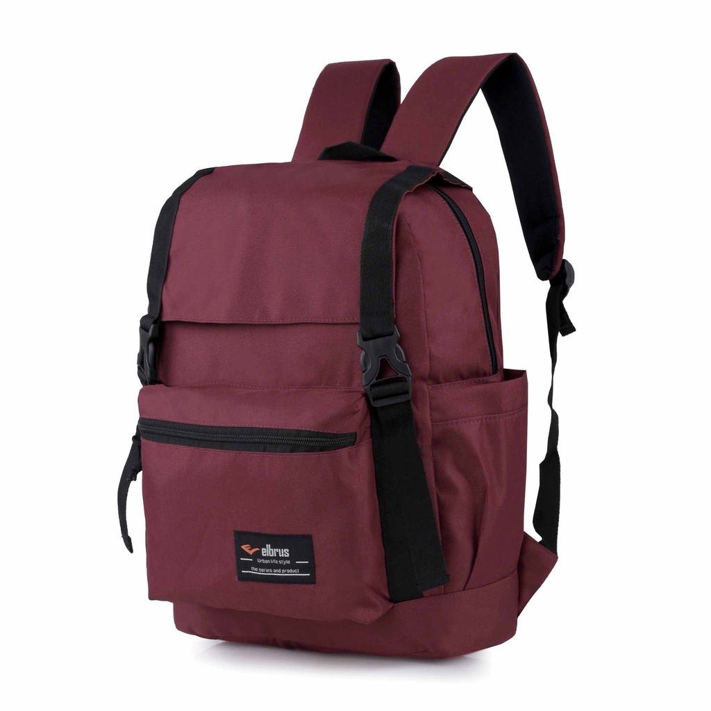 Tas Ransel Sekolah Kerja Elbrus Slot Laptop 14 Inch