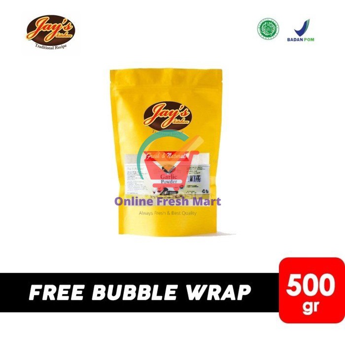 

Jay's Garlic Powder Pouch 500 gr - Online Fresh Mart Denpasar