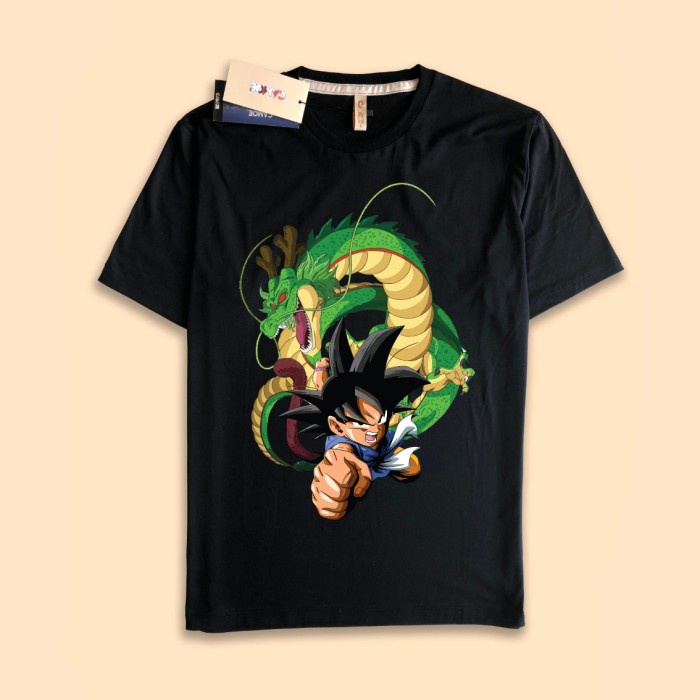 Kaos Baju Kid Goku Dragon Ball GT Shenlong