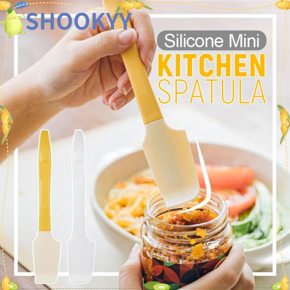 Chookyy 4Pcs Mixing Scraper Rumah Tangga Multi-Fungsi Buka Bisa Baking Selai Spatula