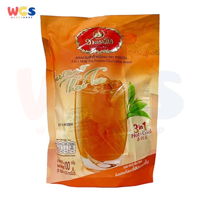 

N.E.W ChaTraMue Instan Thai Tea3 in 1 Sachet 100gr - 5 x 20 gr