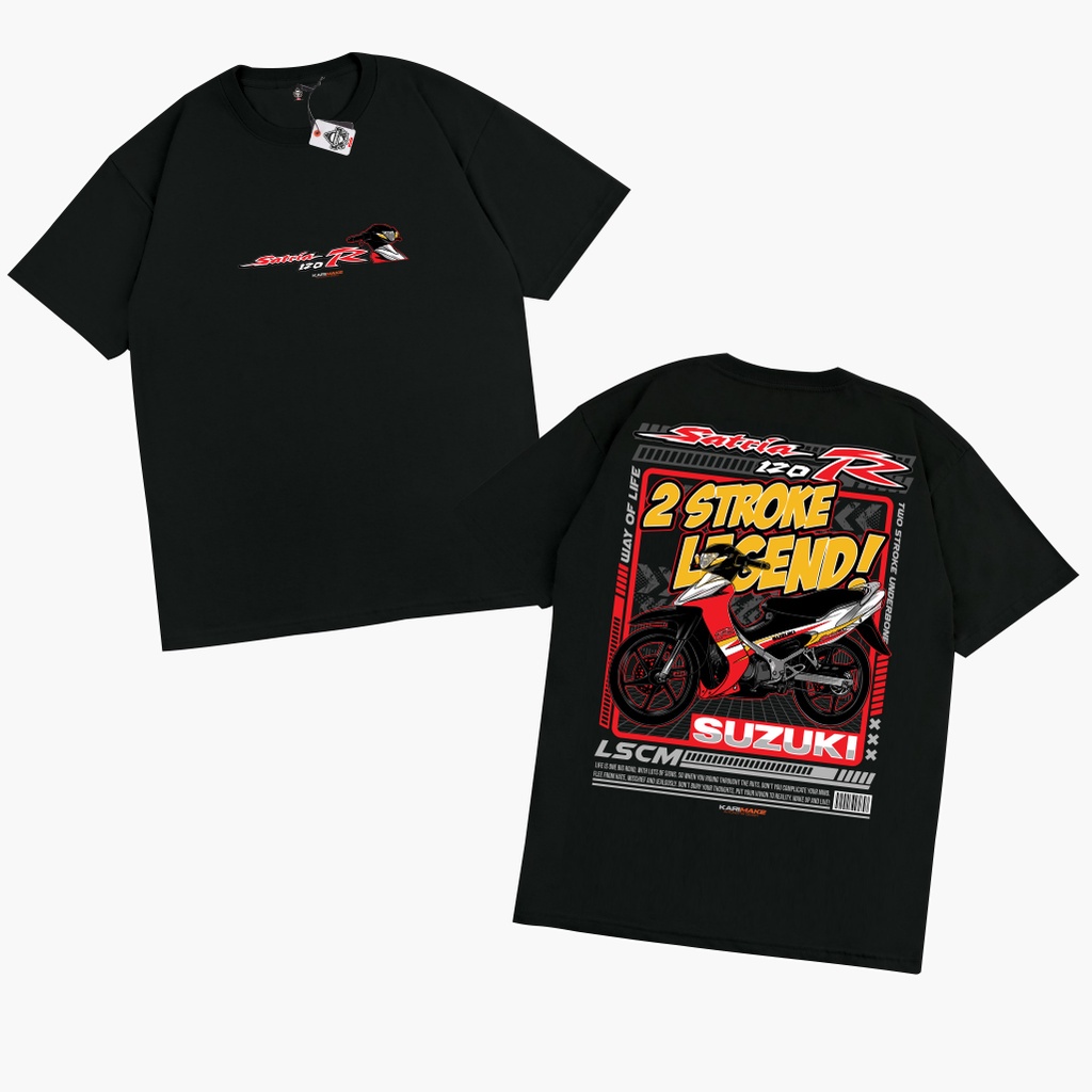 Kaos T Shirt Suzuki Satria 120R 2 Tak Kaos Otomotif