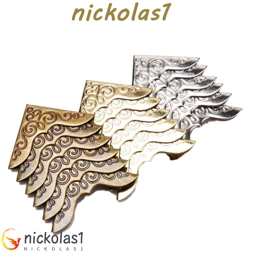 Nickolas1 Pelindung Sudut 40pcs Bronze Buku Kotak Perhiasan Sudut Hias Bingkai Foto Scrapbooking Album