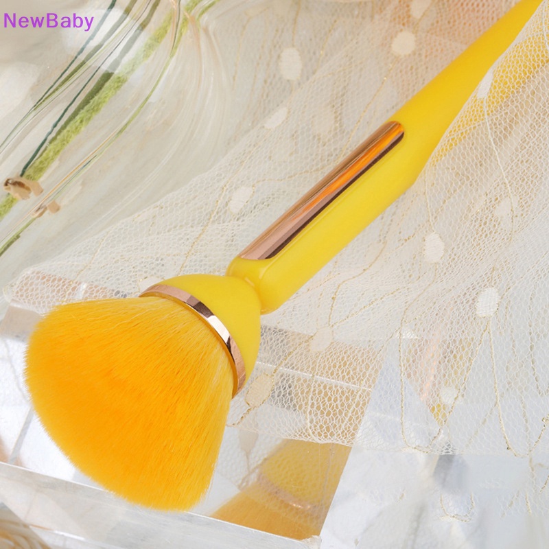 Newbaby 1PC Sikat Pembersih Debu Kuku Kepala Besar Untuk Manicure Blush Powder Makeup Brushes ID