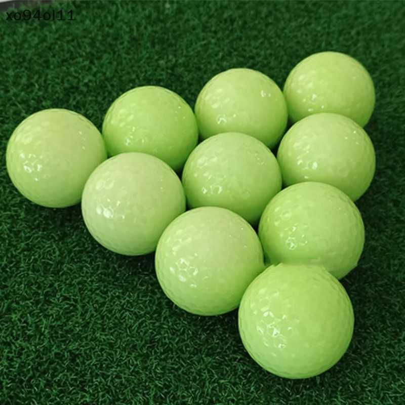 Xo Bola Golf Malam Luminous Light Up Golf Balls Bright Night Glow Reusable OL