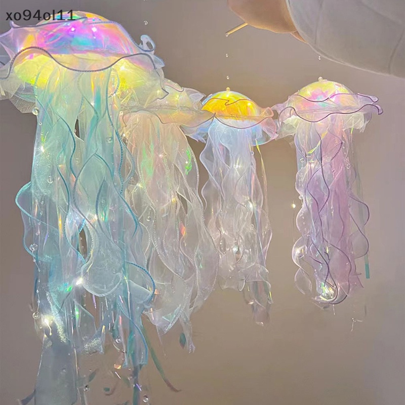 Xo Color DIY Jellyfish Lamp Lantern Mermaid Parti Jellyfish Light Lantern OL